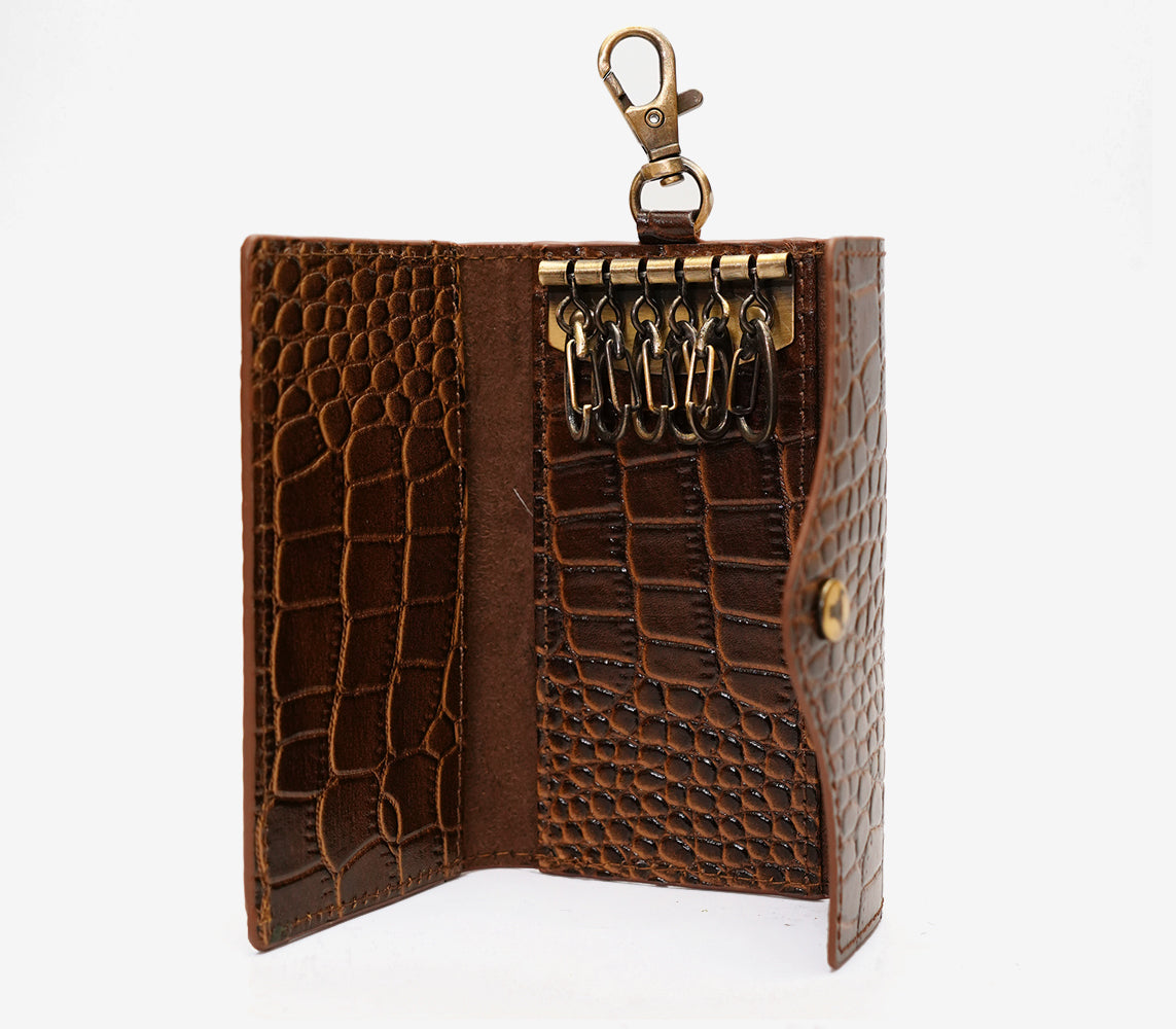 Premium leather key holder for men