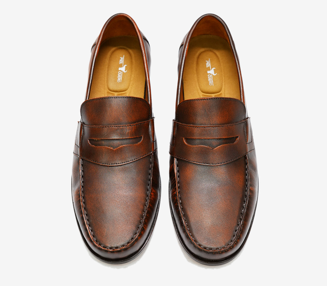 Piel Cuero Handmade Leather Slip-On Shoes