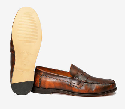 Piel Cuero Handmade Leather Slip-On Shoes