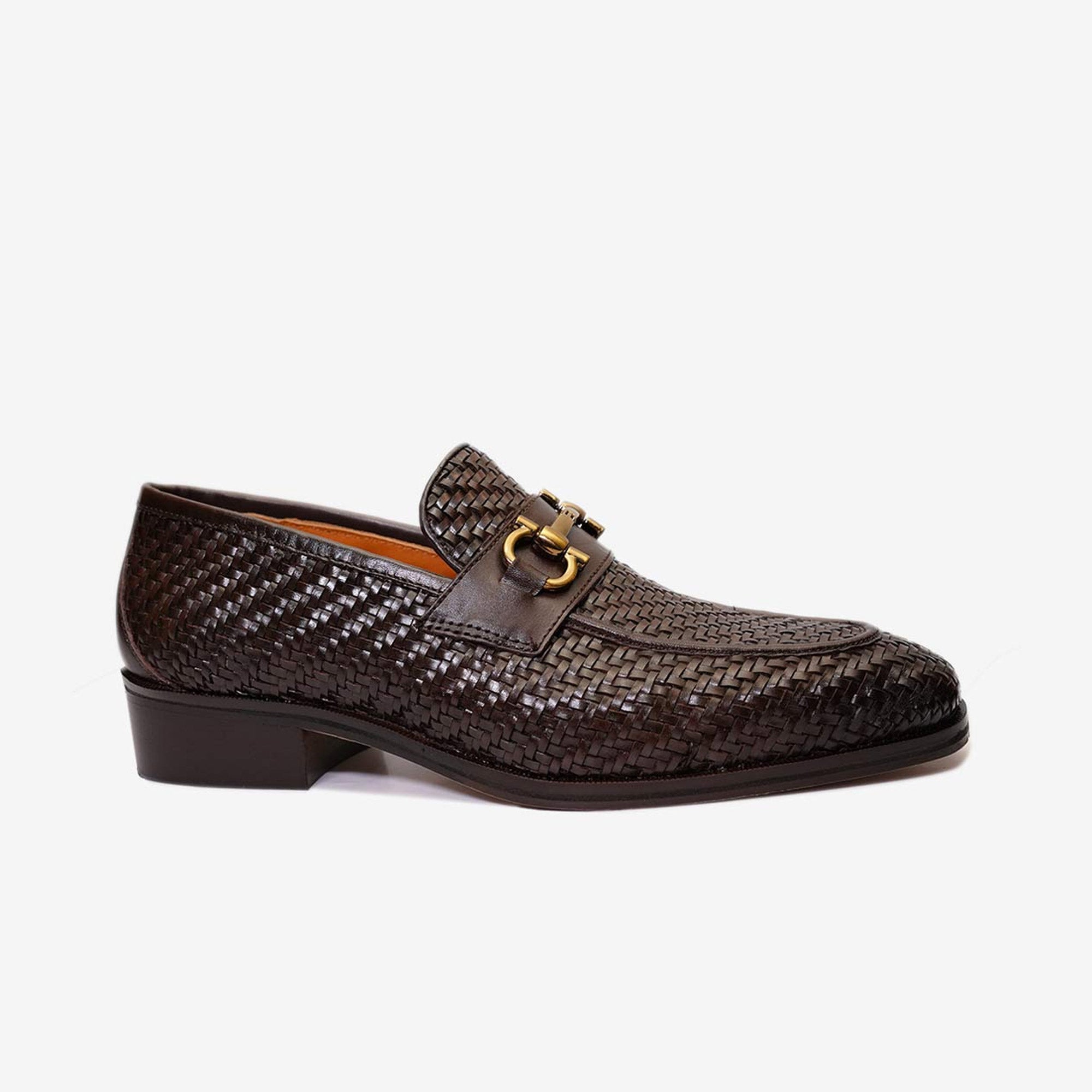 Elegant Men's Handmade Leather Loafers by Piel Cuero Brown