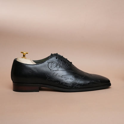 Pure Leather Premium Black Oxford Shoes