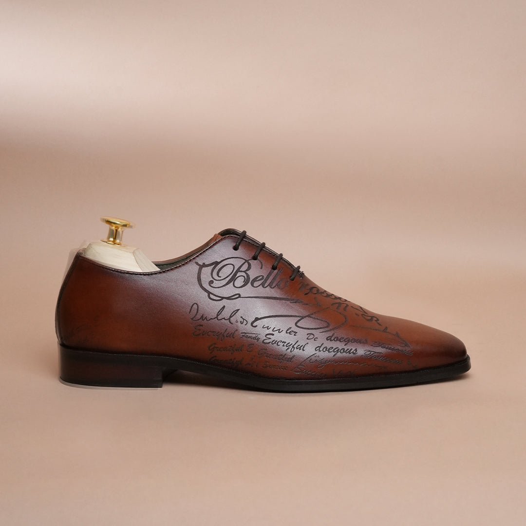 Pure Leather Premium brown Oxford Shoes