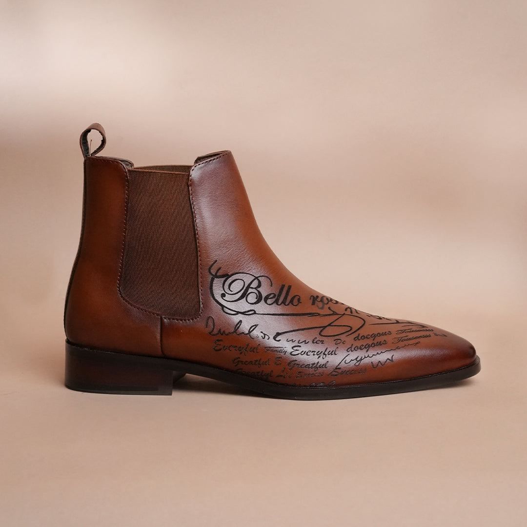 Brown Premium Chelsea Boots for Men