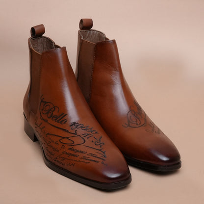 Brown Premium Chelsea Boots for Men