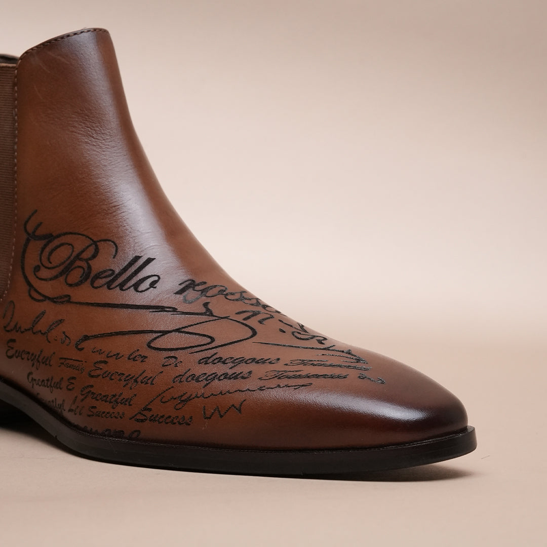 Brown Premium Chelsea Boots for Men