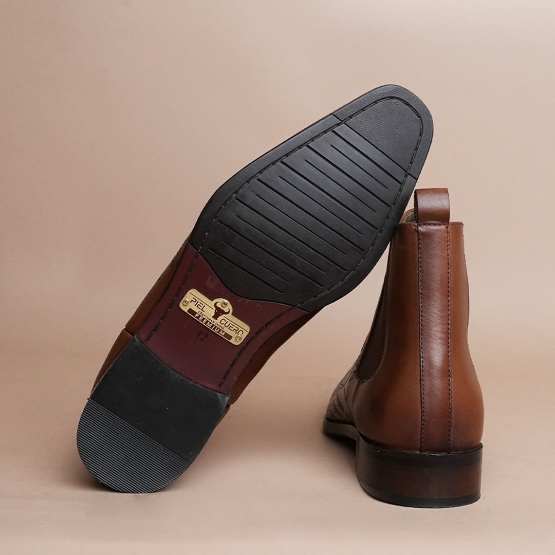 Brown Premium Chelsea Boots for Men