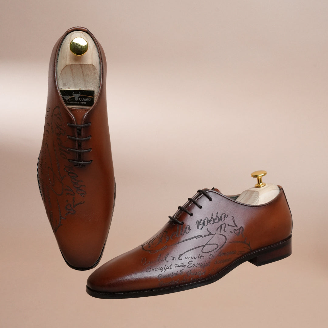 Pure Leather Premium brown Oxford Shoes