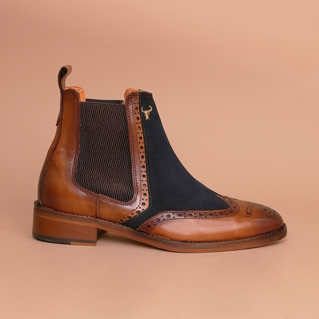 Genuine Leather Handmade Shoes - Unique Design & Premium Quality Dark Blue