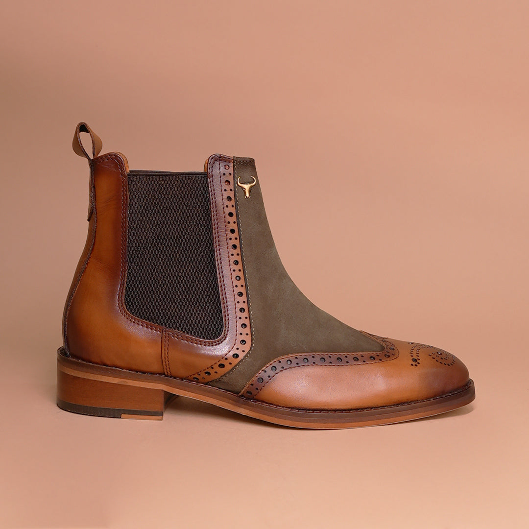 Genuine Leather Handmade Shoes - Unique Design & Premium Quality Army Green
