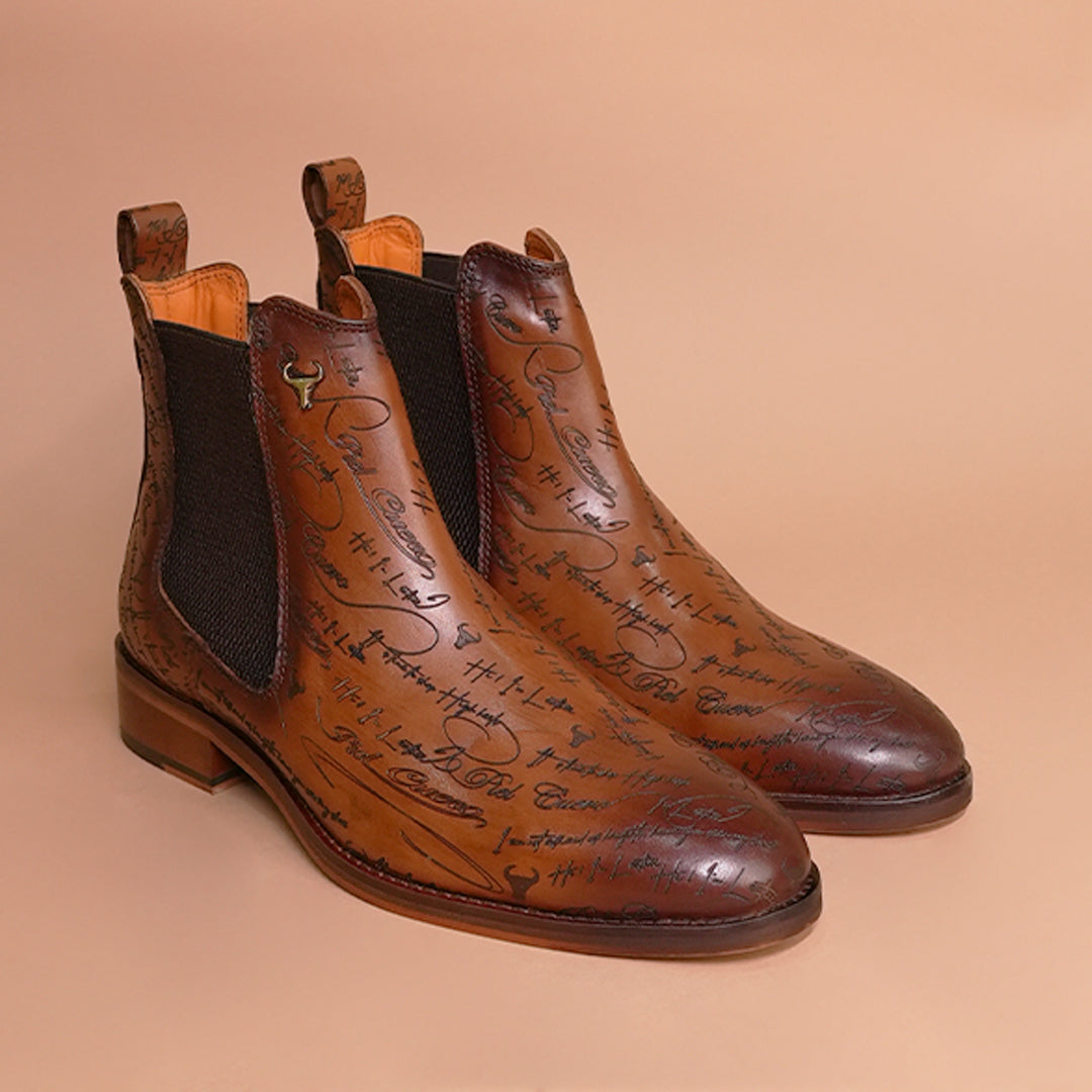 Premium Genuine Leather Chelsea Boots – Handcrafted Elegance by Piel Cuero