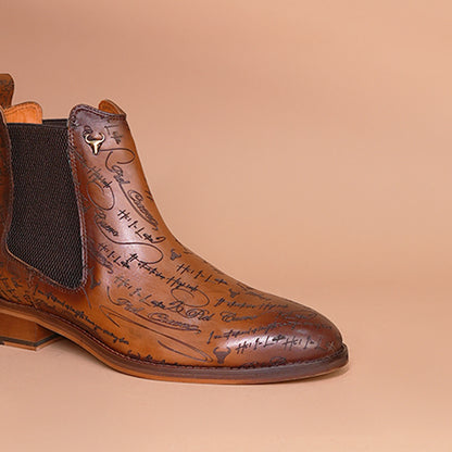 Premium Genuine Leather Chelsea Boots – Handcrafted Elegance by Piel Cuero