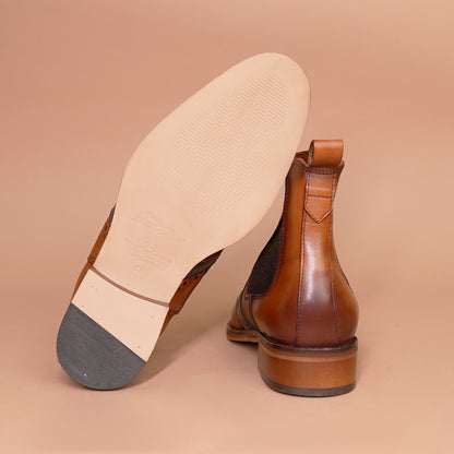 Genuine Leather Handmade Shoes - Unique Design & Premium Quality Army Green