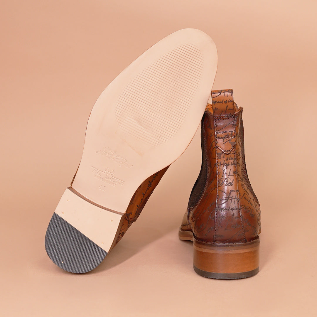 Premium Genuine Leather Chelsea Boots – Handcrafted Elegance by Piel Cuero