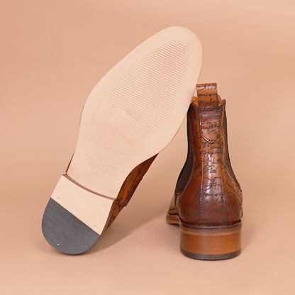 Premium Genuine Leather Chelsea Boots – Handcrafted Elegance by Piel Cuero