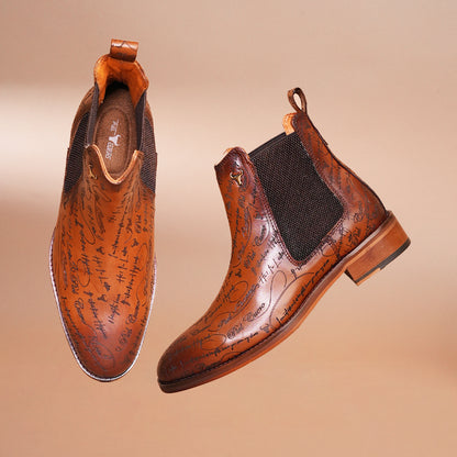 Premium Genuine Leather Chelsea Boots – Handcrafted Elegance by Piel Cuero