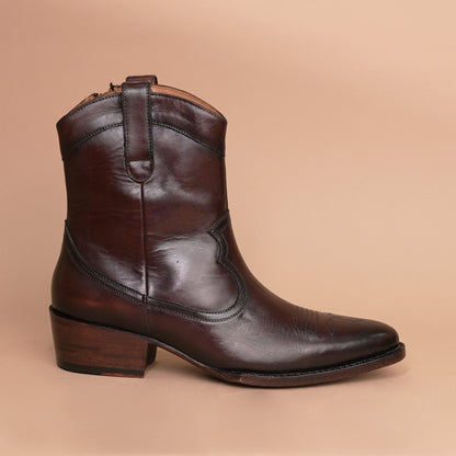 Dark Brown Premium Leather Chelsea shoe