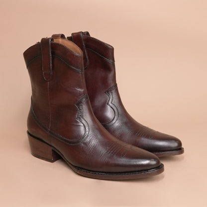 Dark Brown Premium Leather Chelsea shoe