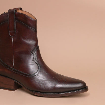 Dark Brown Premium Leather Chelsea shoe