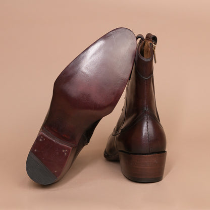 Dark Brown Premium Leather Chelsea shoe