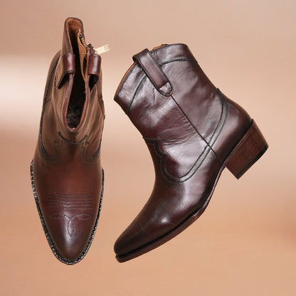Dark Brown Premium Leather Chelsea shoe