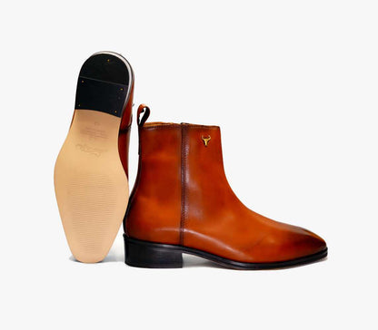 Handmade Genuine Leather Chelsea Shoes | Men's Boots - Piel Cuero