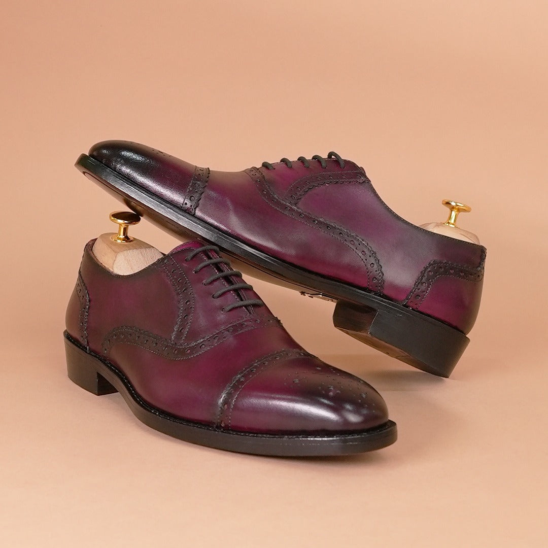 Piel Cuero Bespoke Pure Leather Oxford Shoes