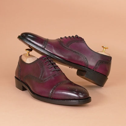 Piel Cuero Bespoke Pure Leather Oxford Shoes