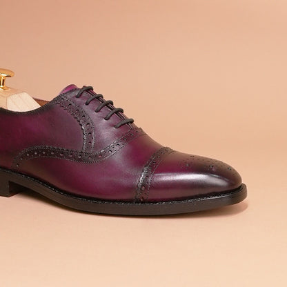 Piel Cuero Bespoke Pure Leather Oxford Shoes
