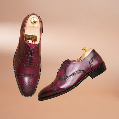 Piel Cuero Bespoke Pure Leather Oxford Shoes