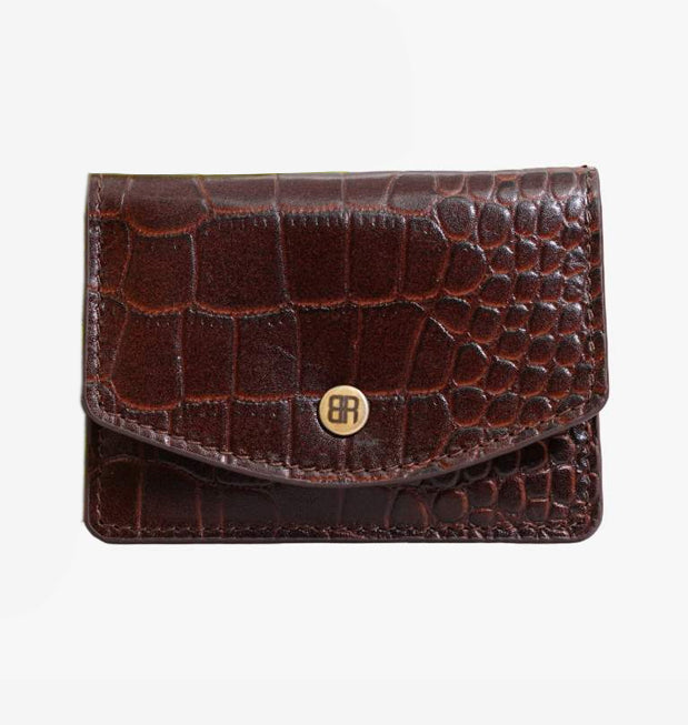 Luxury leather credit card holder