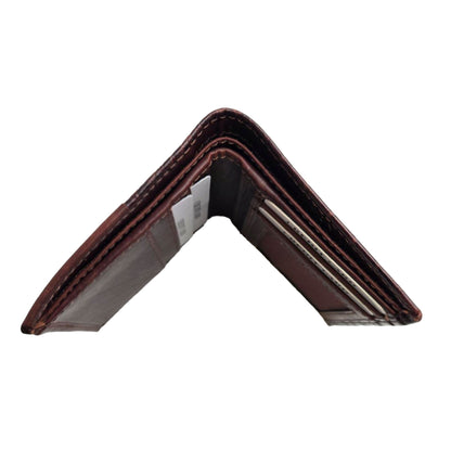Piel Cuero Cherry Leather Wallet for Men | Stylish Two-Tone Design