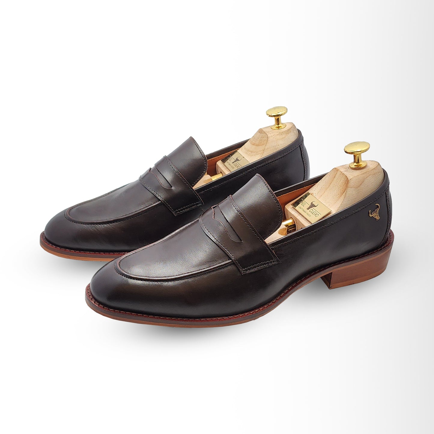 Piel Cuero Plain Loafer in Dark Brown | Premium Full-Grain Leather