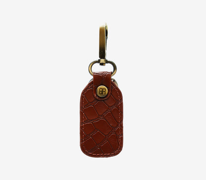 Classic leather key chain in Tricity