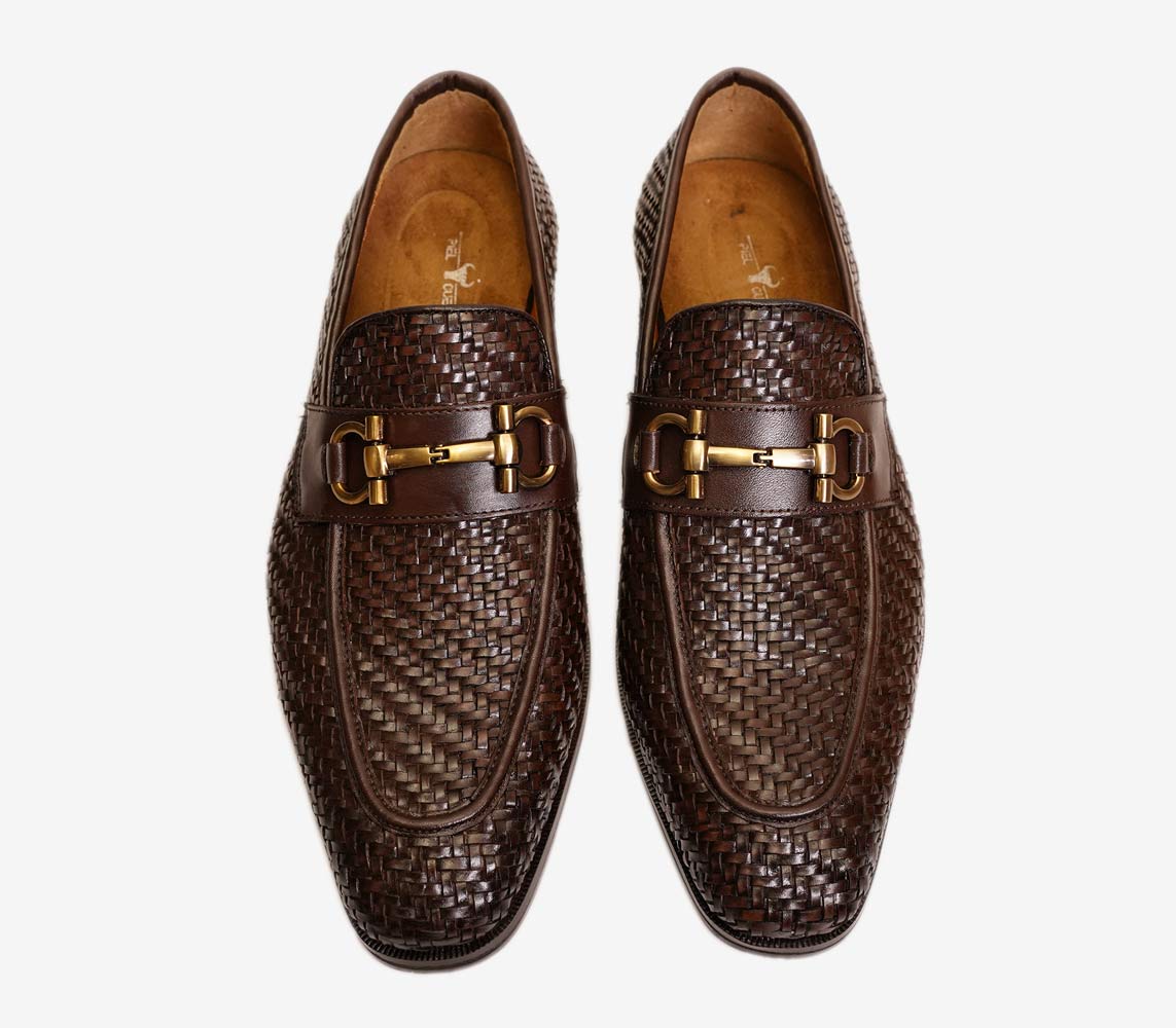 Bespoke leather loafers