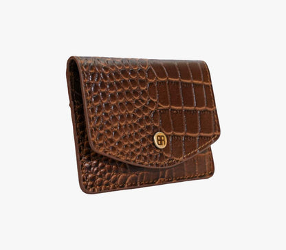 Minimalist genuine leather card case